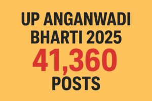 UP Anganwadi Bharti Recruitment 2025