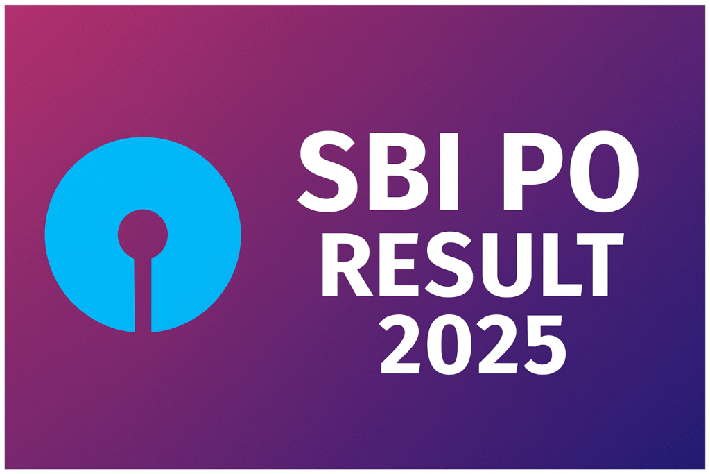 sbi bank po mains result 2025