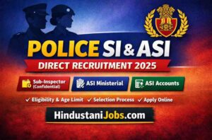 UP Police SI ASI Recruitment 2025