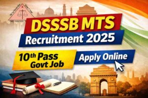 Delhi DSSSB MTS Recruitment 2025