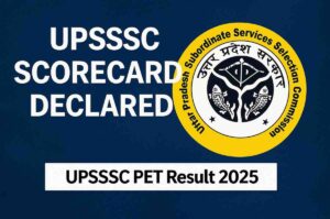 UPSSSC PET RESULT 2025 OUT