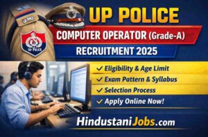 UP Police Computer Operator Online Form 2025